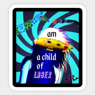 Child of laser Sticker